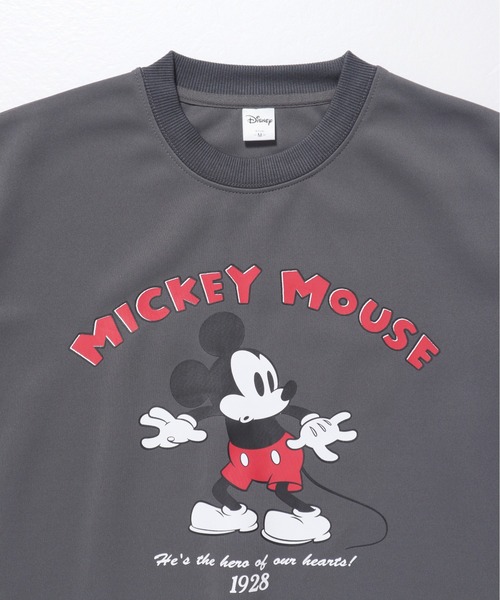 Disney（ディズニー）の「【DISNEY/ディズニー】ミッキーマウス　ダンボールニットクルーネックプリントトレーナー/ユニセックス（スウェット・レディース・スミクロ/オートミール/ネイビー/ライトグリーン・MEDIUM/LARGE）」の13枚目の写真