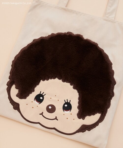 natural couture（ナチュラルクチュール）の「【モンチッチ×natural couture】スエードビックポケットトート（トートバッグ・レディース・アイボリー/ブラウン・FREE）」の10枚目の写真