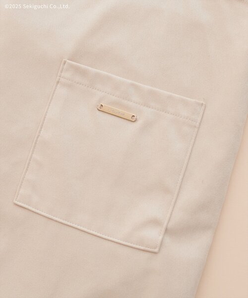 natural couture（ナチュラルクチュール）の「【モンチッチ×natural couture】スエードビックポケットトート（トートバッグ・レディース・アイボリー/ブラウン・FREE）」の15枚目の写真