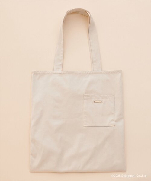 natural couture（ナチュラルクチュール）の「【モンチッチ×natural couture】スエードビックポケットトート（トートバッグ・レディース・アイボリー/ブラウン・FREE）」の16枚目の写真