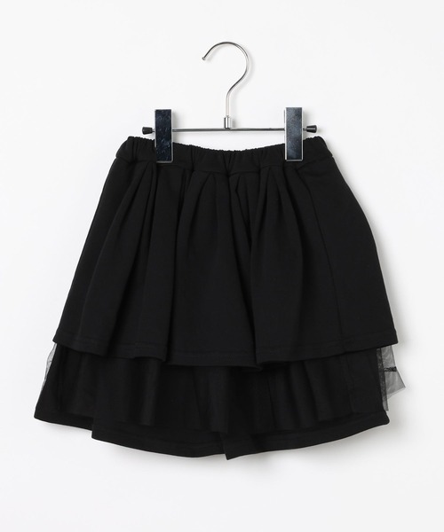 BAYFLOW（ベイフロー）の「[スウェット＆チュール]ティアードスカパン(KIDS)（スカート・キッズ・グレー/ブラック・110cm/120cm/130cm/140cm/150cm）」の21枚目の写真