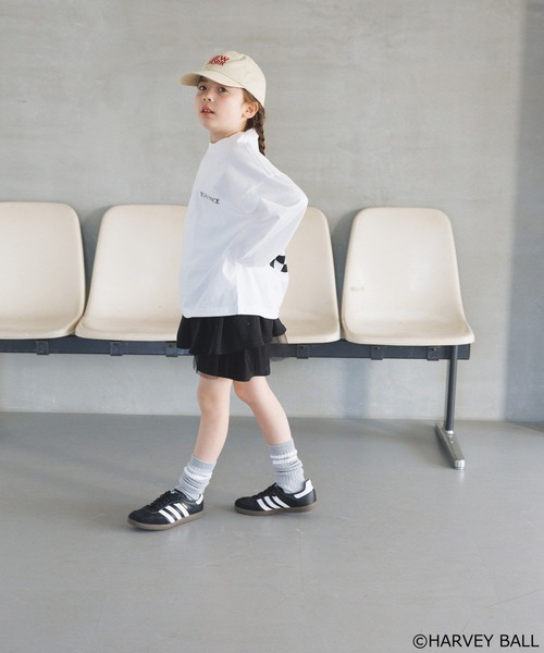 BAYFLOW（ベイフロー）の「[スウェット＆チュール]ティアードスカパン(KIDS)（スカート・キッズ・グレー/ブラック・110cm/120cm/130cm/140cm/150cm）」の17枚目の写真