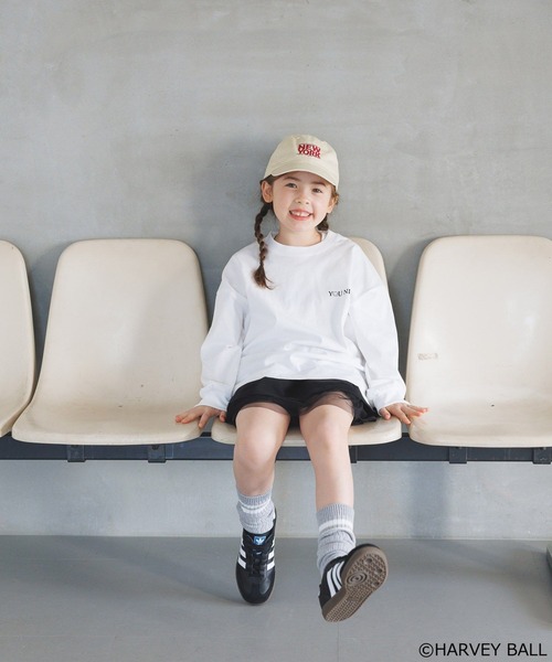 BAYFLOW（ベイフロー）の「[スウェット＆チュール]ティアードスカパン(KIDS)（スカート・キッズ・グレー/ブラック・110cm/120cm/130cm/140cm/150cm）」の18枚目の写真