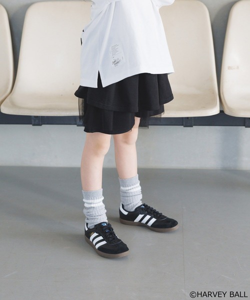 BAYFLOW（ベイフロー）の「[スウェット＆チュール]ティアードスカパン(KIDS)（スカート・キッズ・グレー/ブラック・110cm/120cm/130cm/140cm/150cm）」の20枚目の写真