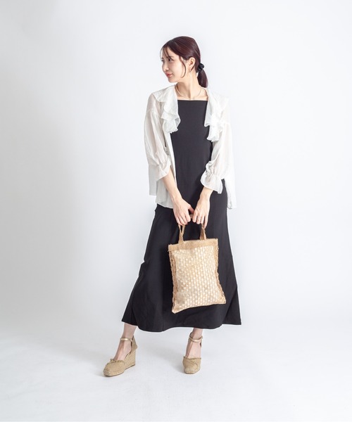 Rivel（リヴェル）の「【SONIA BENGAL】かごバッグ　ハンドメイド　天然草木　トートバッグ（かごバッグ・レディース・ナチュラル・FREE）」の5枚目の写真