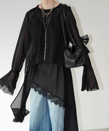 シアーバックロングブラウス chw26s031