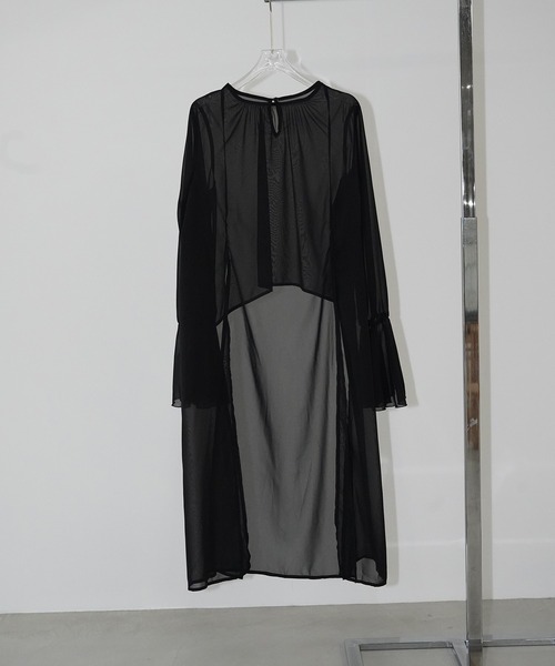 シアーバックロングブラウス chw26s031