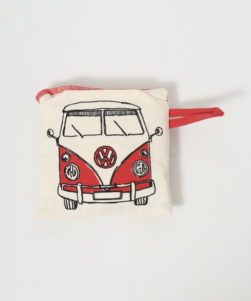 Volkswagen(フォルクスワーゲン)の「VOLKS WAGEN パッカプルマルシェバッグ(トートバッグ・メンズ・ブルー/レッド・FREE)」の3枚目の写真