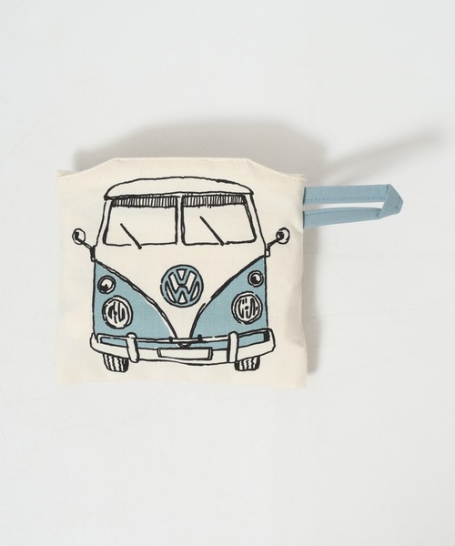 Volkswagen(フォルクスワーゲン)の「VOLKS WAGEN パッカプルマルシェバッグ(トートバッグ・メンズ・ブルー/レッド・FREE)」の7枚目の写真