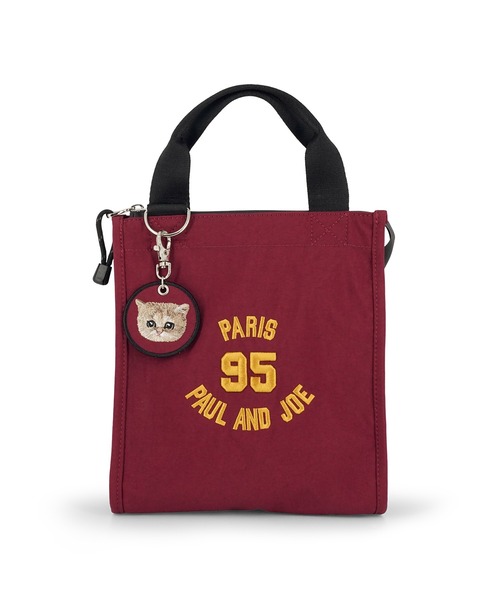 PAUL & JOE ACCESSOIRES(ポールアンドジョーアクセソワ)の「PAUL & JOE ACCESSOIRES (ポール&ジョーアクセソワ)ランチトートバッグ PJA-B1431 95 EMBROIDERY BAG(トートバッグ・レディース・ブラック/ネイビー/ワインレッド・FREE)」の4枚目の写真