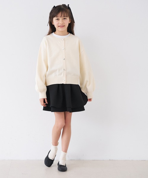 coca（coca）（コカ）の「キッズ ソフトスウェットフリルスカート（スカート・キッズ・ブラック/パープル・120/130/140/150）」の10枚目の写真