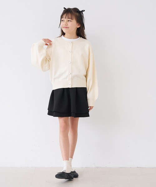 coca（coca）（コカ）の「キッズ ソフトスウェットフリルスカート（スカート・キッズ・ブラック/パープル・120/130/140/150）」の14枚目の写真