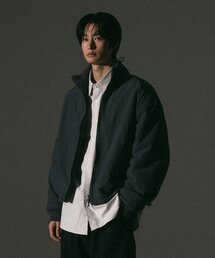 HOOVES（フーブス）の「リバーシブルフリースツーウェイブルゾンジャケット[チャコール]（MA-1）」