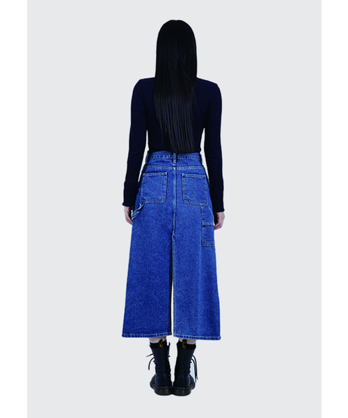COTTONREBIRTHCLUB(コットンリバースクラブ)の「デニムロングスカート(ディープブルー)(スカート・レディース・その他・SMALL/MEDIUM)」の2枚目の写真