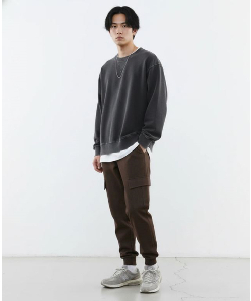 SEVENSELAH（セブンセラー）の「デニムミニマルスタンダードカーゴジョガーパンツブラウン（スウェットパンツ・メンズ・その他・30/28）」の2枚目の写真