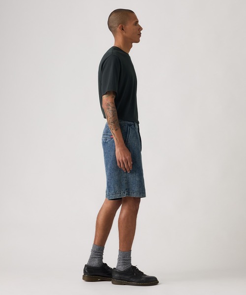 Levi's(リーバイス)の「Levi's/リーバイス バギープリーツショーツ ミディアムインディゴ(デニムパンツ・メンズ・インディゴブルー・36inch/34inch/32inch/30inch/28inch)」の3枚目の写真