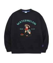 OHP x MOAI スイカガール 裏起毛 スウェット