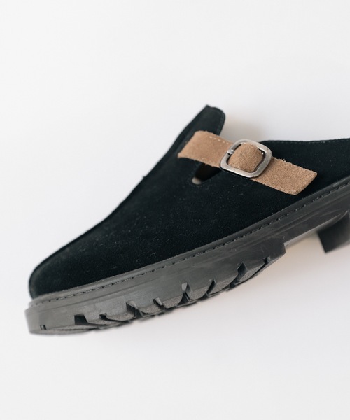 cii（シー）の「SPLIT LEATHER MULE SABOT / スプリットレザーミュールサボ（サンダル・メンズ・ブラック/ベージュ・SMALL/X-SMALL/LARGE/MEDIUM）」の14枚目の写真