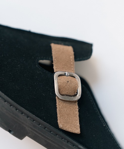 cii（シー）の「SPLIT LEATHER MULE SABOT / スプリットレザーミュールサボ（サンダル・メンズ・ブラック/ベージュ・SMALL/X-SMALL/LARGE/MEDIUM）」の15枚目の写真