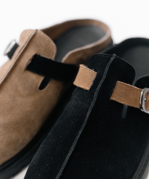 cii（シー）の「SPLIT LEATHER MULE SABOT / スプリットレザーミュールサボ（サンダル・メンズ・ブラック/ベージュ・SMALL/X-SMALL/LARGE/MEDIUM）」の17枚目の写真