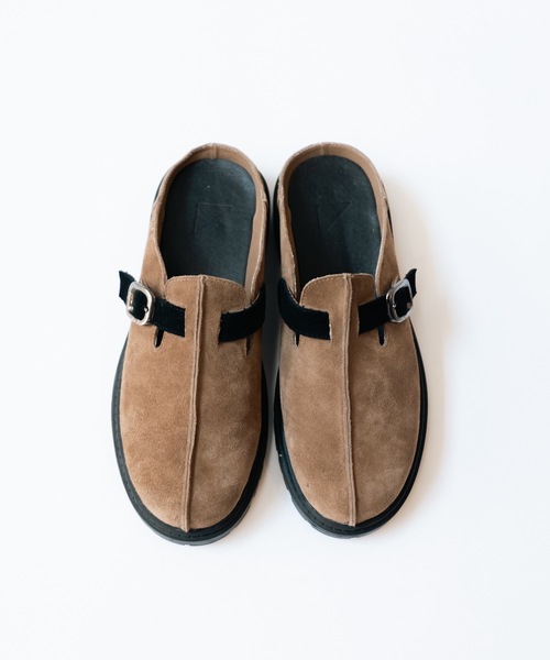 cii（シー）の「SPLIT LEATHER MULE SABOT / スプリットレザーミュールサボ（サンダル・メンズ・ブラック/ベージュ・SMALL/X-SMALL/LARGE/MEDIUM）」の19枚目の写真