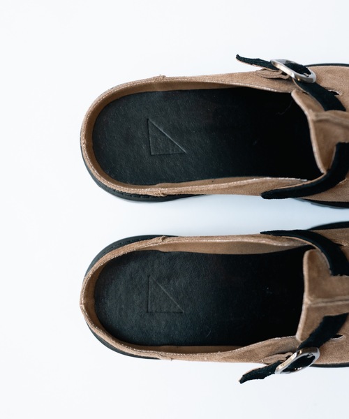 cii（シー）の「SPLIT LEATHER MULE SABOT / スプリットレザーミュールサボ（サンダル・メンズ・ブラック/ベージュ・SMALL/X-SMALL/LARGE/MEDIUM）」の22枚目の写真