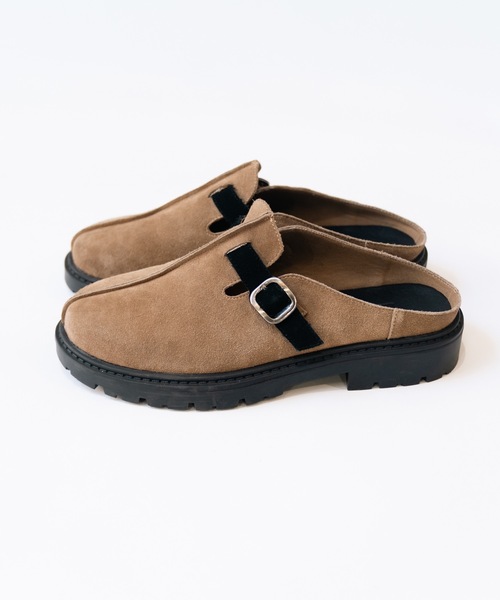 cii（シー）の「SPLIT LEATHER MULE SABOT / スプリットレザーミュールサボ（サンダル・メンズ・ブラック/ベージュ・SMALL/X-SMALL/LARGE/MEDIUM）」の18枚目の写真