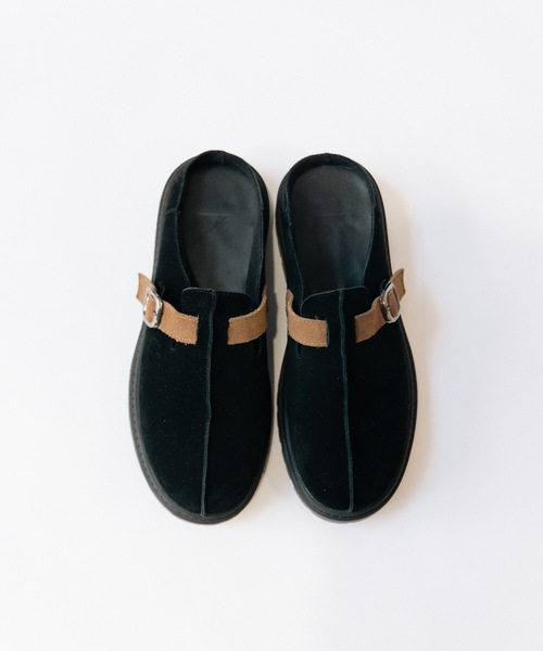 cii（シー）の「SPLIT LEATHER MULE SABOT / スプリットレザーミュールサボ（サンダル・メンズ・ブラック/ベージュ・SMALL/X-SMALL/LARGE/MEDIUM）」の12枚目の写真