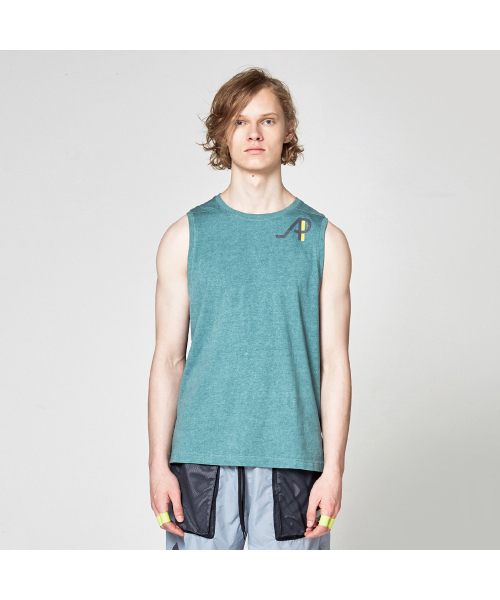 ATHPLATFORM（アスプラットフォーム）の「[ユニセックス] AU01TN02 ピグメントランニングトップ_グリーン（Tシャツ/カットソー・メンズ・その他・M/L）」の2枚目の写真