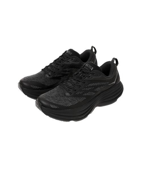 HOKA(ホカ)の「U BONDI 8 TS CAGED 1155391-BBLC(スニーカー・レディース・ブラック・27.5cm/28cm/28.5cm/29cm/26cm/26.5cm/27cm)」の3枚目の写真