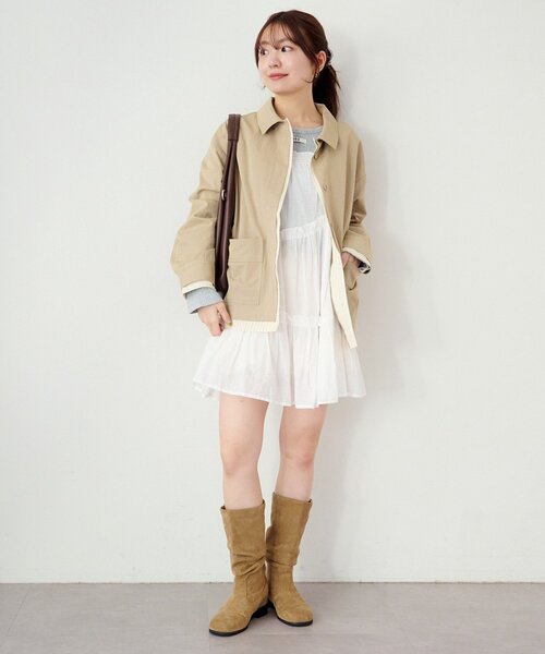 WEB限定】インド綿ティアードチュニック（チュニック）｜Kastane