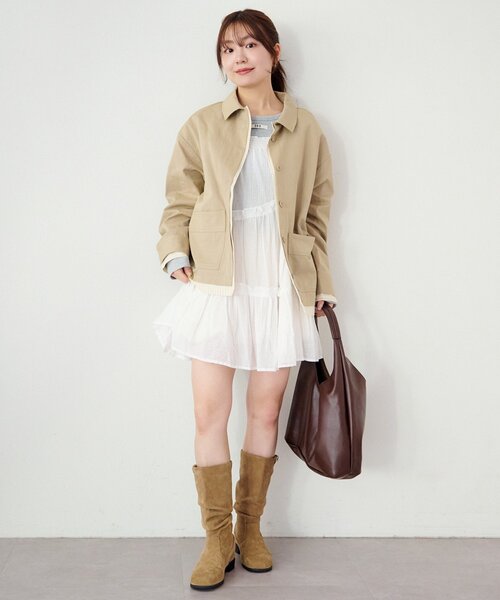 1.1(木)0:00発売/WEB限定】インド綿ティアードチュニック（チュニック