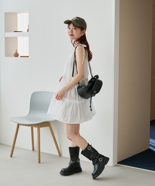 WEB限定】インド綿ティアードチュニック（チュニック）｜Kastane