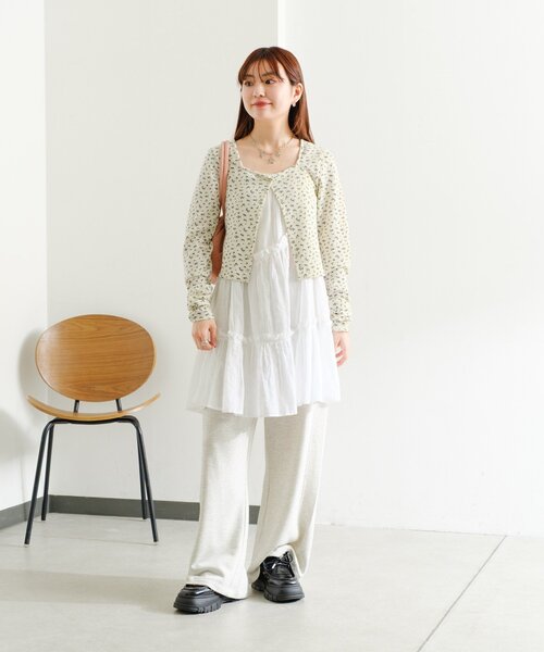 1.1(木)0:00発売/WEB限定】インド綿ティアードチュニック（チュニック