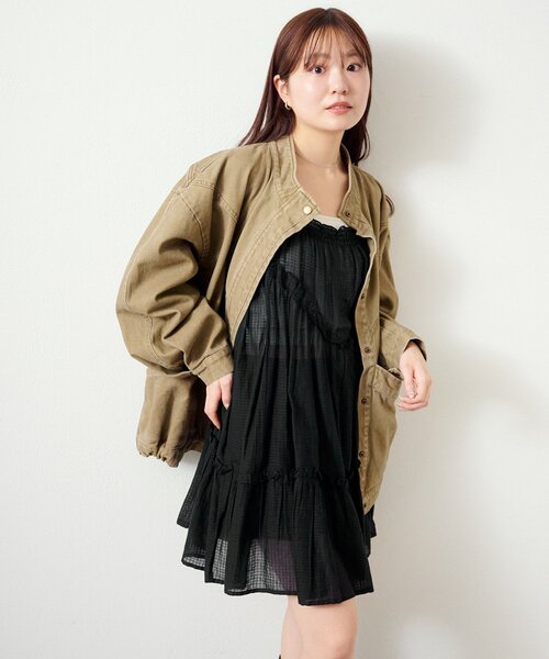 WEB限定】インド綿ティアードチュニック（チュニック）｜Kastane