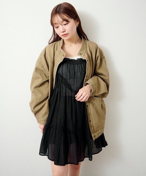 WEB限定】インド綿ティアードチュニック（チュニック）｜Kastane