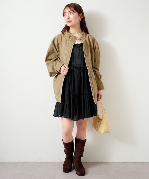 1.1(木)0:00発売/WEB限定】インド綿ティアードチュニック（チュニック