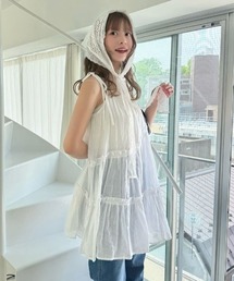 Kastane（カスタネ）の「【オンライン限定発売！】インド綿ティアードチュニック（チュニック）」