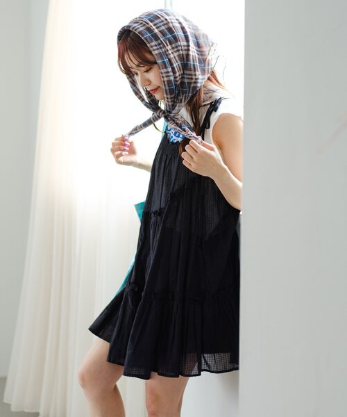 WEB限定】インド綿ティアードチュニック（チュニック）｜Kastane