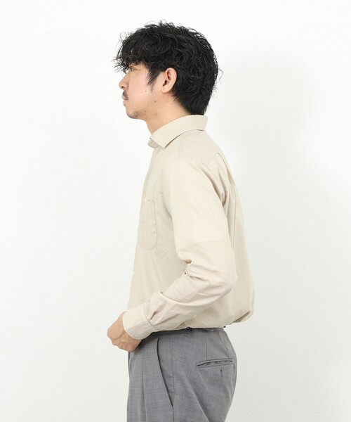 NOLLEY’S（ノーリーズ）の「《ビジカジ対応》ポプリン カッタウェイシャツ 26SS（シャツ/ブラウス・メンズ・オリーブ/ベージュ・S/M/L/XL）」の10枚目の写真
