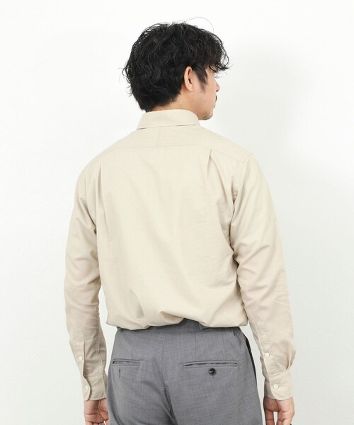 NOLLEY’S（ノーリーズ）の「《ビジカジ対応》ポプリン カッタウェイシャツ 26SS（シャツ/ブラウス・メンズ・オリーブ/ベージュ・S/M/L/XL）」の11枚目の写真