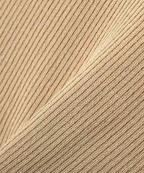 CRAFT STANDARD BOUTIQUE(クラフトスタンダードブティック)の「洗える/襟付きコンパクトリブニットカーディガン(カーディガン/ボレロ・レディース・サックスブルー/アイボリー/ベージュ/チャコールグレー・FREE)」の10枚目の写真