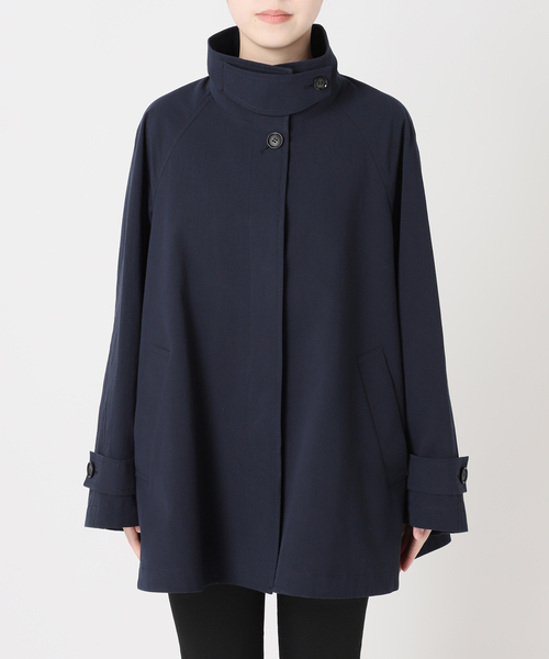 JOURNAL STANDARD（ジャーナルスタンダード）の「オーガニックコットンワッシャーテントコート（その他アウター・レディース・ベージュ/ネイビー・FREE）」の21枚目の写真