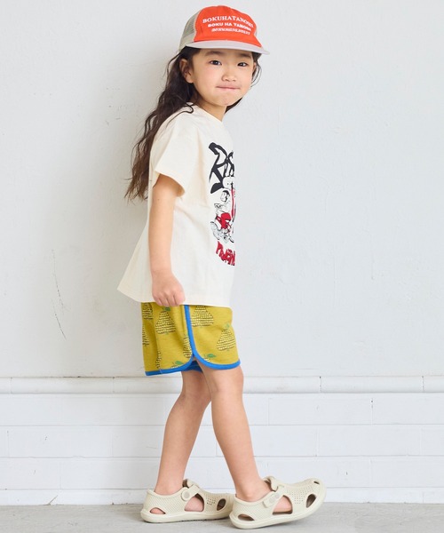 MARKEY'S(マーキーズ)の「【吸水速乾】サーマルメッシュ総柄ショートパンツ(その他パンツ・キッズ・グリーン系その他/ベージュ系その他/ライトブルー/ピンク系その他・80/90/95/100/110/120/130/140/150)」の13枚目の写真