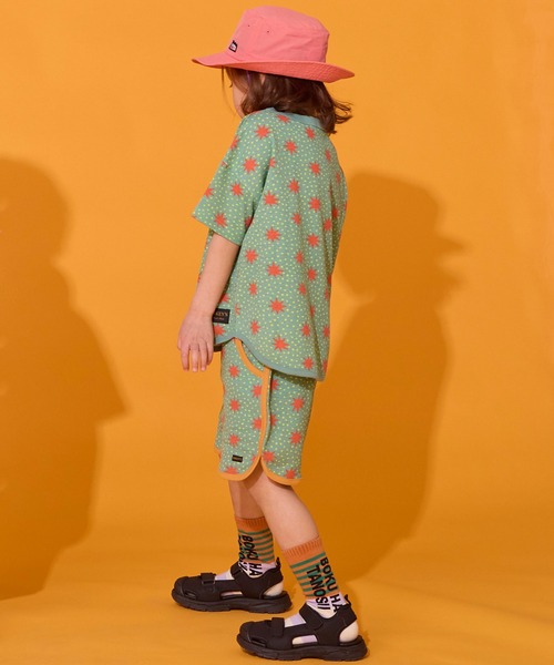MARKEY'S(マーキーズ)の「【吸水速乾】サーマルメッシュ総柄ショートパンツ(その他パンツ・キッズ・グリーン系その他/ベージュ系その他/ライトブルー/ピンク系その他・80/90/95/100/110/120/130/140/150)」の9枚目の写真