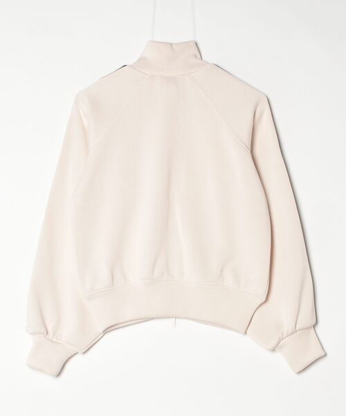 adidas（アディダス）の「ニット バルーン トラックトップ / ジャージ / トラックジャケット / アディダスオリジナルス adidas Originals（ジャージ・レディース・ホワイト・3XL/XX-LARGE/X-LARGE/LARGE/MEDIUM/SMALL）」の7枚目の写真