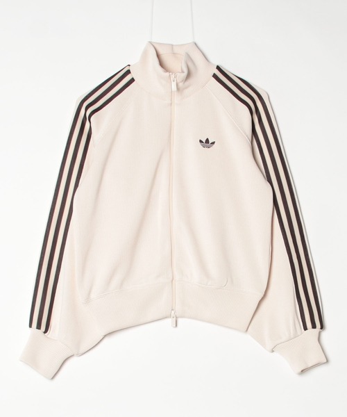 adidas（アディダス）の「ニット バルーン トラックトップ / ジャージ / トラックジャケット / アディダスオリジナルス adidas Originals（ジャージ・レディース・ホワイト・3XL/XX-LARGE/X-LARGE/LARGE/MEDIUM/SMALL）」の6枚目の写真