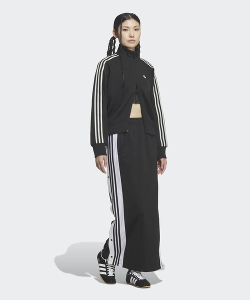 adidas（アディダス）の「ニット バルーン トラックトップ / ジャージ / トラックジャケット / アディダスオリジナルス adidas Originals（ジャージ・レディース・ホワイト・3XL/XX-LARGE/X-LARGE/LARGE/MEDIUM/SMALL）」の13枚目の写真