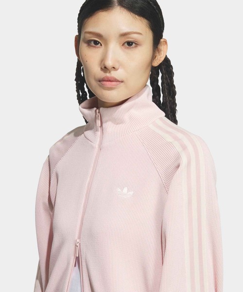 adidas（アディダス）の「ニット バルーン トラックトップ / ジャージ / トラックジャケット / アディダスオリジナルス adidas Originals（ジャージ・レディース・ホワイト・3XL/XX-LARGE/X-LARGE/LARGE/MEDIUM/SMALL）」の11枚目の写真