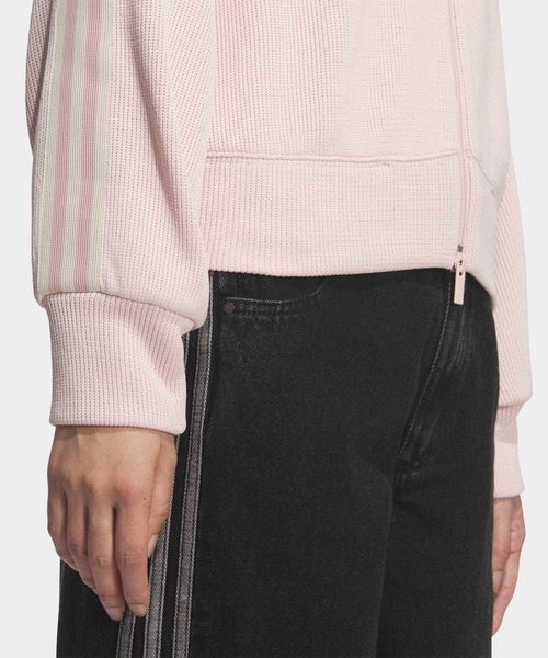 adidas（アディダス）の「ニット バルーン トラックトップ / ジャージ / トラックジャケット / アディダスオリジナルス adidas Originals（ジャージ・レディース・ホワイト・3XL/XX-LARGE/X-LARGE/LARGE/MEDIUM/SMALL）」の10枚目の写真